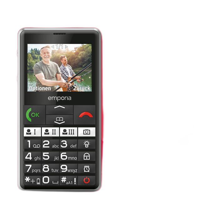Téléphone portable - emporia - v76-lte_001 - 4g - bouton d'appel d'urgence - caméra 2 mp