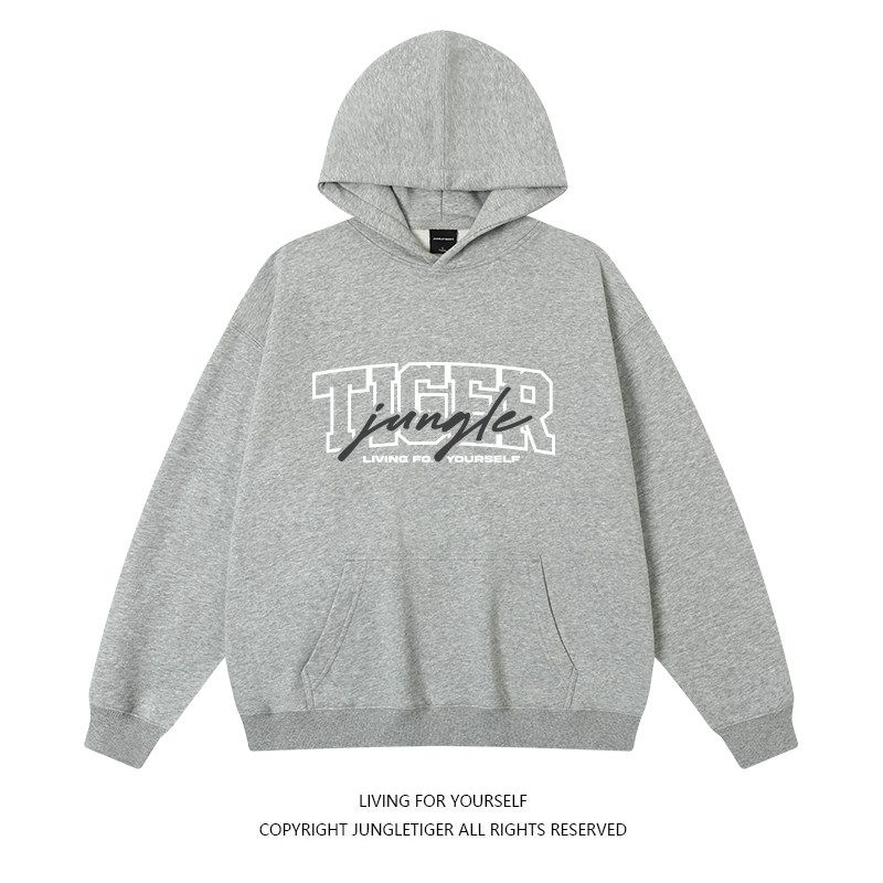 Jungle Tiger American Brushed 420G Hooded Sweatshirt