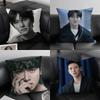 J-Ji C-Chang Wook Kissenbezug Zuhause Wohnheim Stuhllehne Kurzer Plüsch Doppelseitiger Druck Büro Nickerchen Zeit Kissenbezug