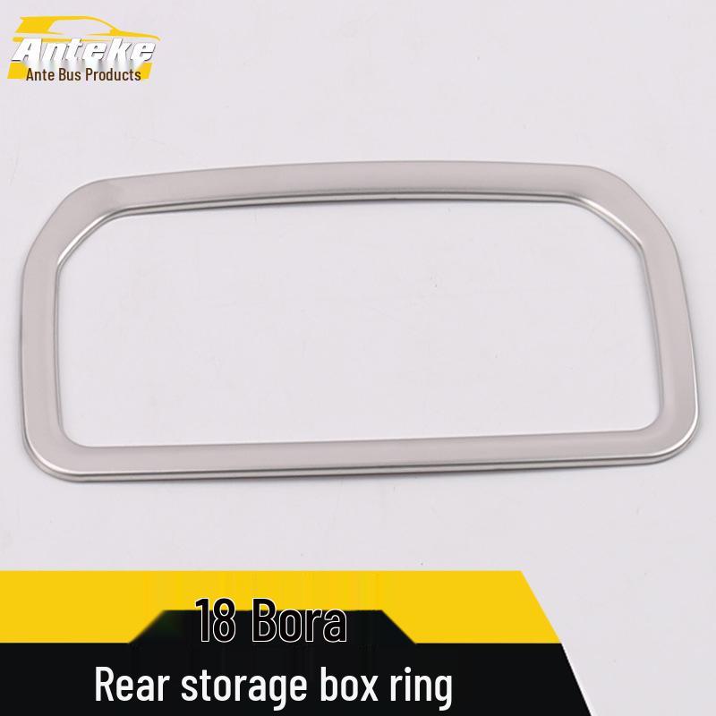 18 Bora Rear Row Armrest Storage Box Organizer Modification