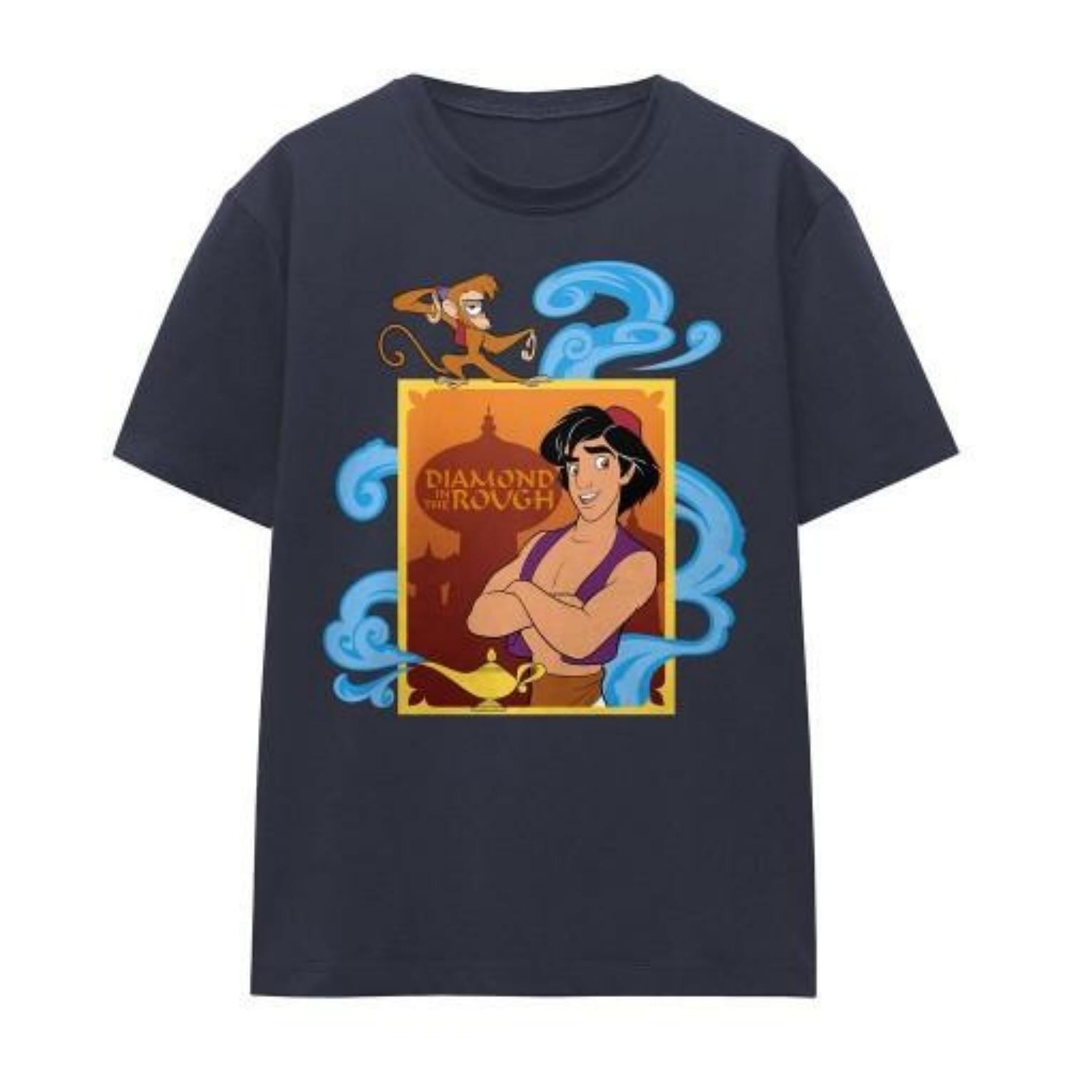 

aladdin Womens_Ladies Diamond In The Rough T-Shirt S разноцветный