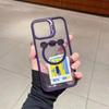 Luxury Magnetic Shockproof Phone Case For iPhone 15 14 13 12 11 16 Pro Max For Magsafe Fundas Stand Glass Lens Protector Cover