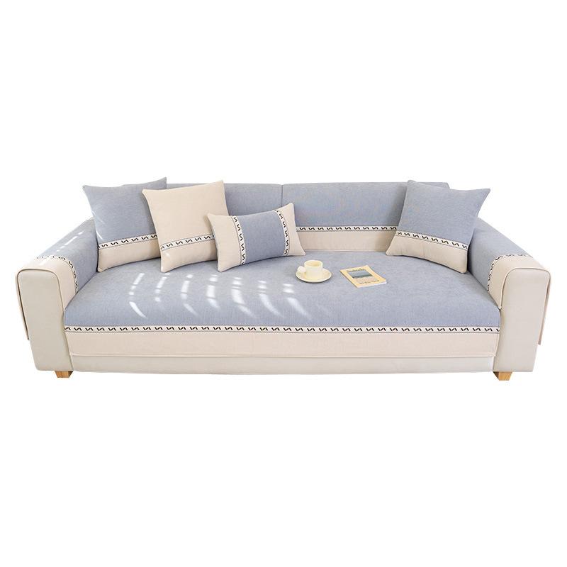 Chenier Sofa Cushion Is Universal In All Seasons, Simple Non-slip Light Luxury Backrest, New Seat Cushion Cover Cover Cloth Towel