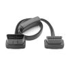 60CM 16Pin OBD2 Extension Cable Adapter Cable Flat+Thin As Noodle OBDII Male To Female Socket Connector with ON/OFF Switch