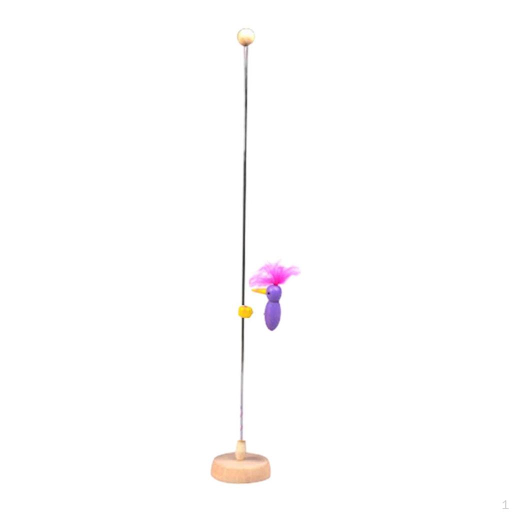 Bird Pole Toy with Sliding Mechanism, Interactive Pecking Action for Kids