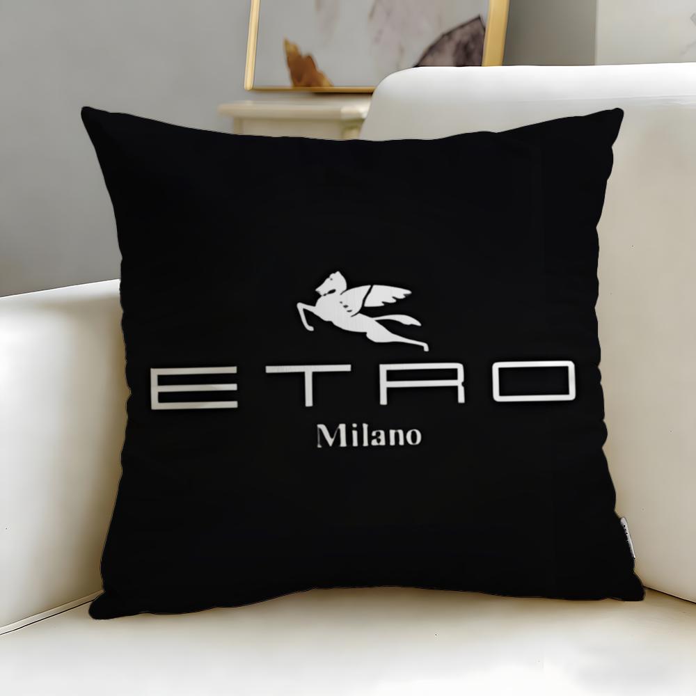Classic Fashion Brand Etro Cushion Cover Soft & Easy-Wash Pillow Case – Versatile For Couch, Bed, Travel And Office
