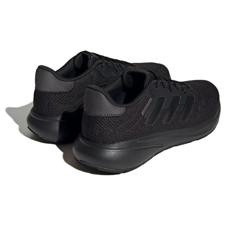 Adidas Response Soft Comfortable Mesh Non-Slip Wear-Resistant Breathable Low-Top Casual Running Shoes Unisex Sneakers Black IG0736