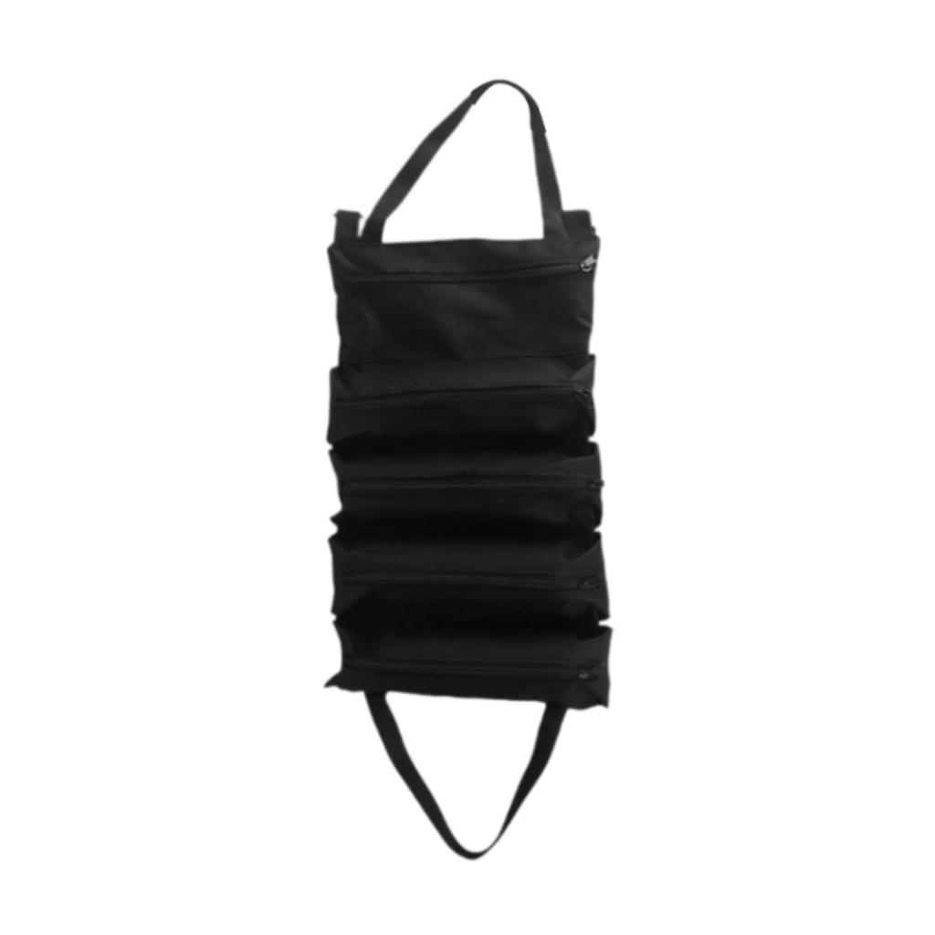 Hardware Tool Bag Large Capacity Multiuse Roll Up Tool Bag for Carpenter Maintenance Workers Builders Installers Electricians