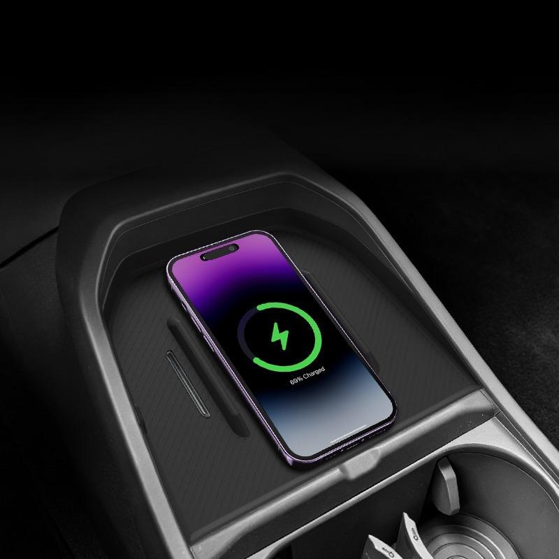 For Kia EV3 2025 2025 2026 Fast Wireless Charging Pad Non-Slip Mat Car Storage Lightweight Phone Wireless Charger Mat