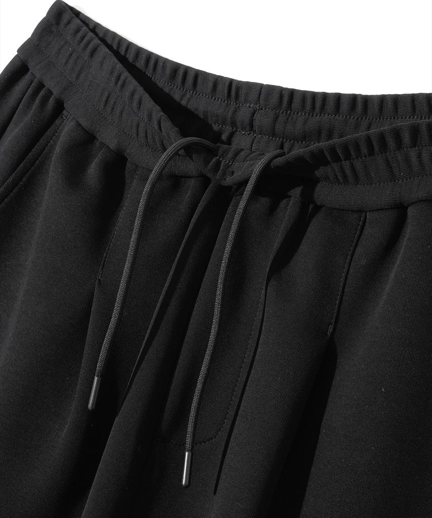 Beoteopeullaiseupocheuweeo Original Logo Two-Tuck Sweatpants Black