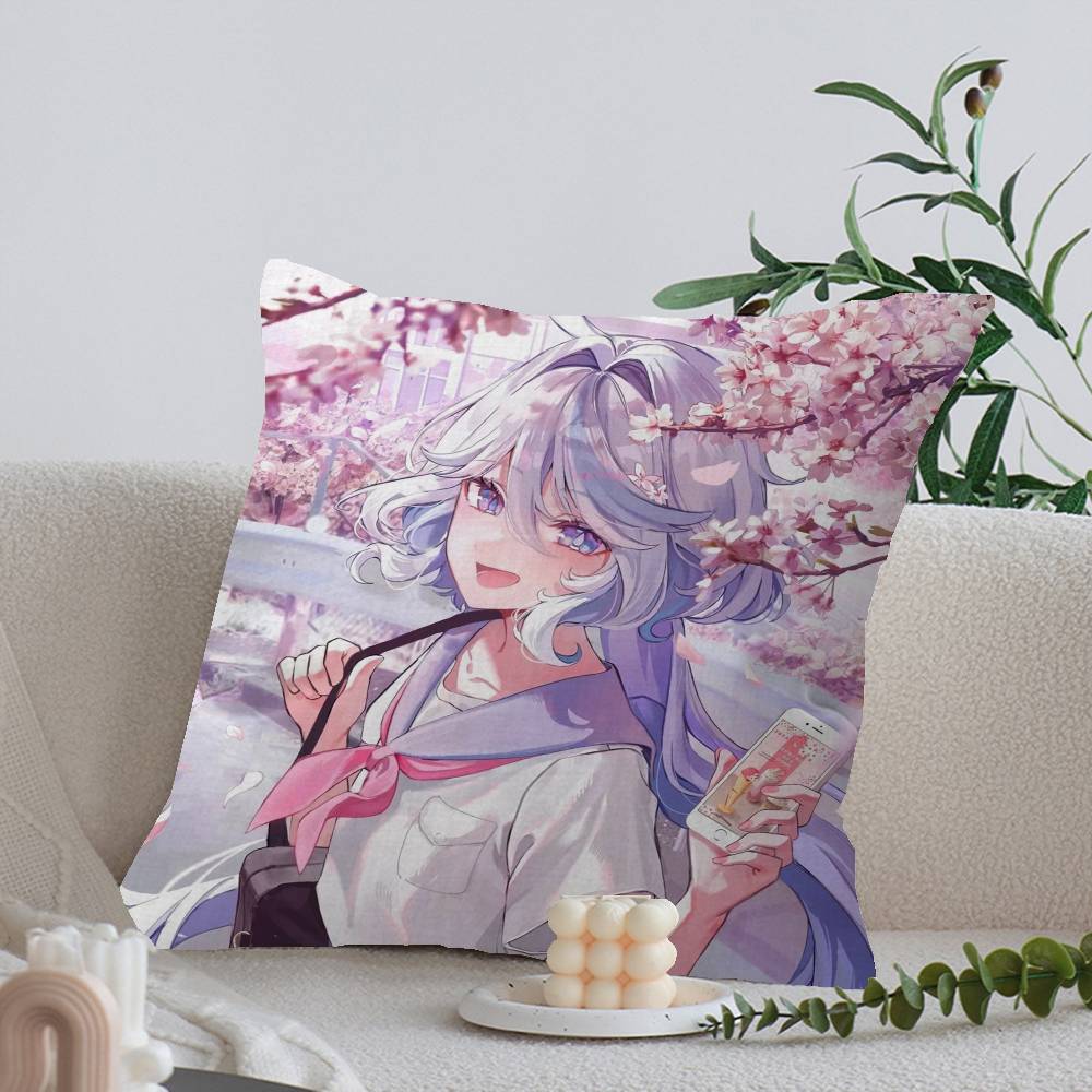 

Anime Furina pillow cover sofa cushion cover home room decoration children gift 30x30 cm