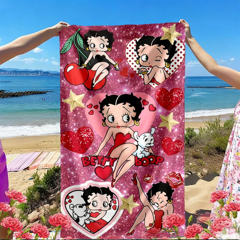 Sexy Doll Print Beach Towel, Versatile Lightweight Absorbent Beach Towel for Pool Surf Yoga Bathroom, Perfect Birthday Holiday Gift