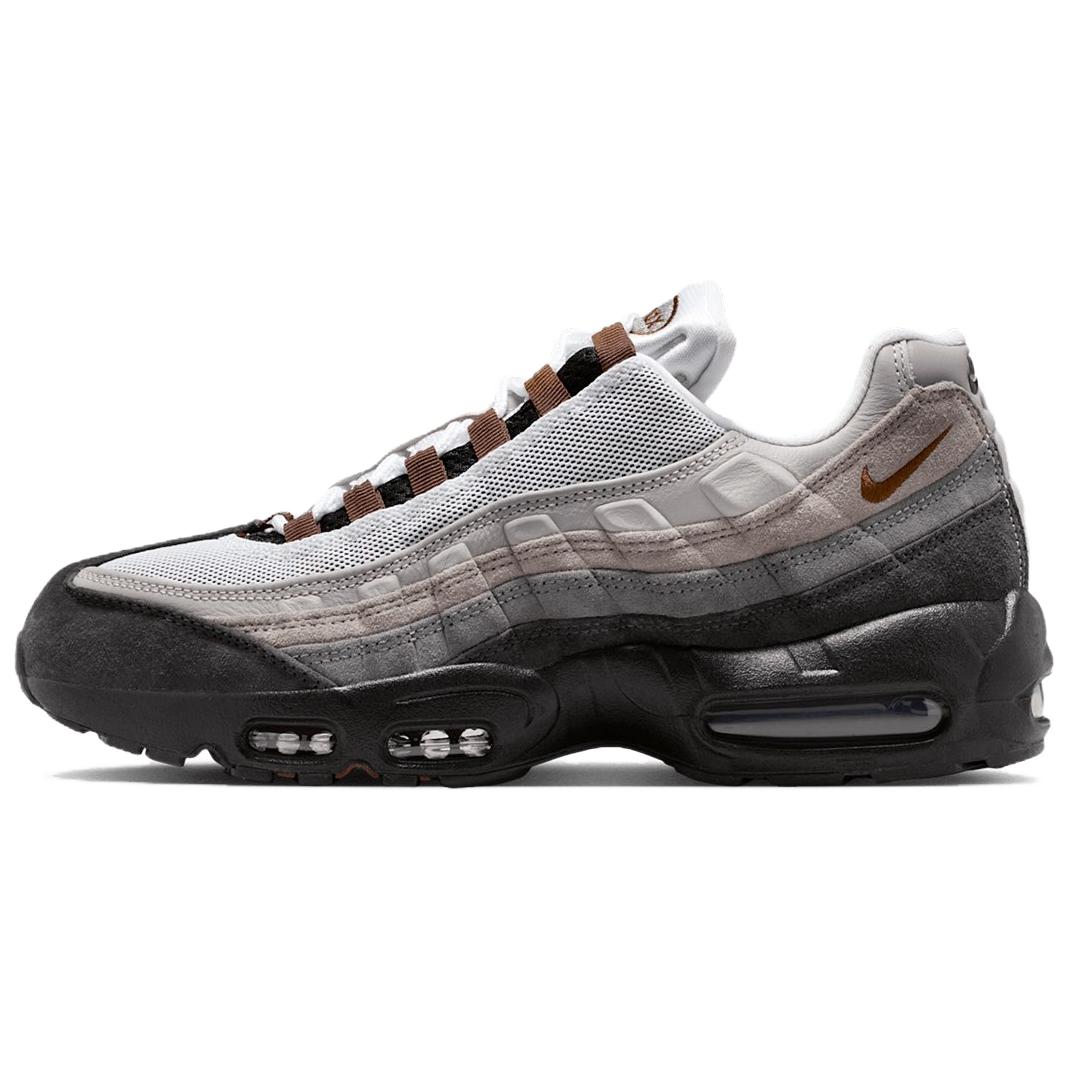 

Nike Air Max 95 Comfortable And Lightweight Abrasion Resistant Low top Running Shoes Unisex Black Gray HF7545-002 42