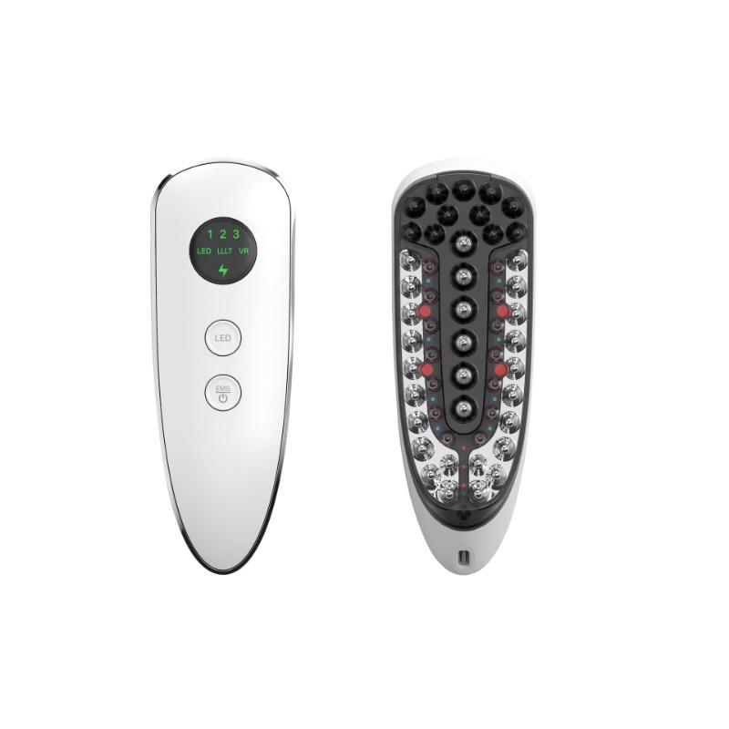 Electric Scalp Massage Comb Vibration Soothes Fatigue Micro-current Meridian Head Massage