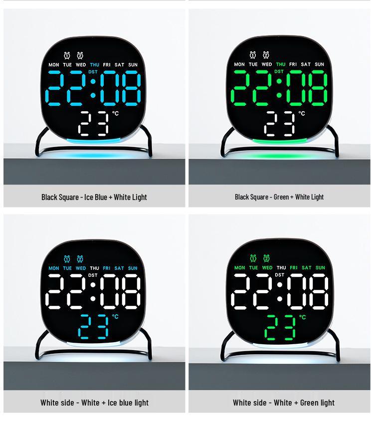 Digital LED Clock 2813: Multifunctional Desktop Timer with Alarm and Night Light