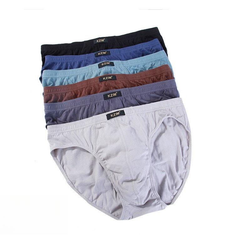 Men's Underwear Cotton Mid-rise Loose-fitting Briefs, Plus-size Fat Underwear