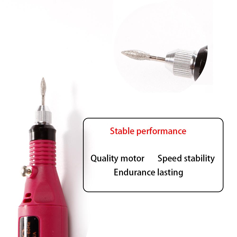 Nail Drill Bits Set Nail Art Polish Manicure Pedicure Machine Nail Brushes Gel Nails Polish Remover