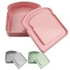Sandwich Storage Box Silicone Lunch Box Food Storage Case Reusable Microwave Lunch Box Food Storage Container School Breakfast