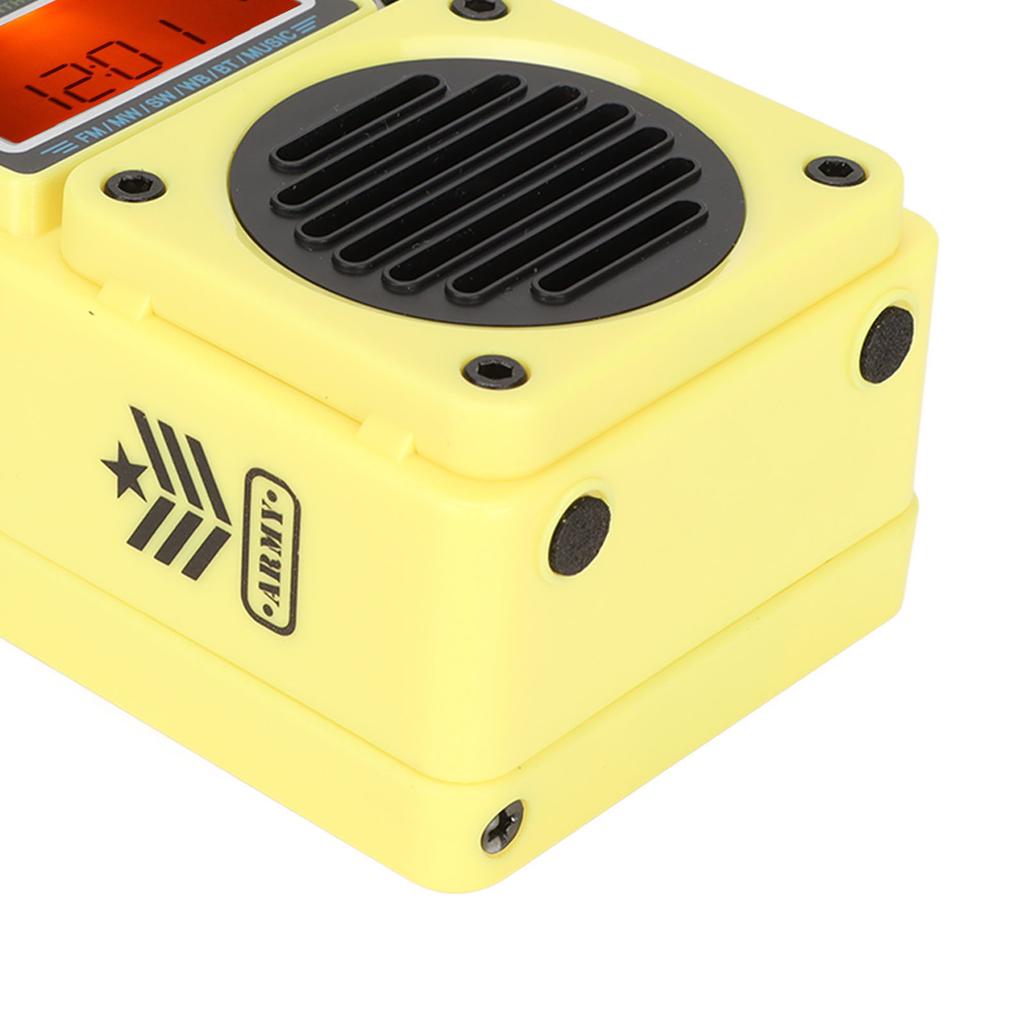 HRD‑701 Digital Radio Full Band Timing Support Memory Card Portable   Radio Music Player for Home Outdoor