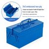 Qiyao Multifunctional Stainless Steel Toolbox with Three-Layer Storage