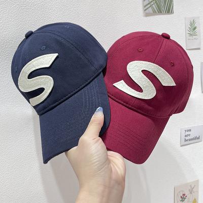 Women's Classic Baseball Cap, Gothic Letter S Note Embroidery Design, Lightweight and Breathable Outdoor Casual Cap