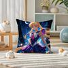 Sailor Moon Sailor Neptune Anime Plush Pillow Cover Soft Short Plush Cushion Cover For Sofa Bedroom Home Decor Gift Decoration