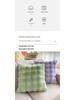 Pernă decorativă pătrată Nordic din blană artificială de iepure – Husă de pernă de lux culoare crem