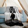 Custom Name The Last of Us Theme Printed Blanket - Perfect for Couch, Bed, Travel & Outdoor Use | Machine Washable, Cozy & Durable.