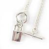 Excellent HERMES Necklace Amulet Cadena Silver AG925 Women Used