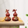 Lucky Pure Copper Dragon and Phoenix Gourd Painted Copper Gourd Home Decorations Handicrafts Gift