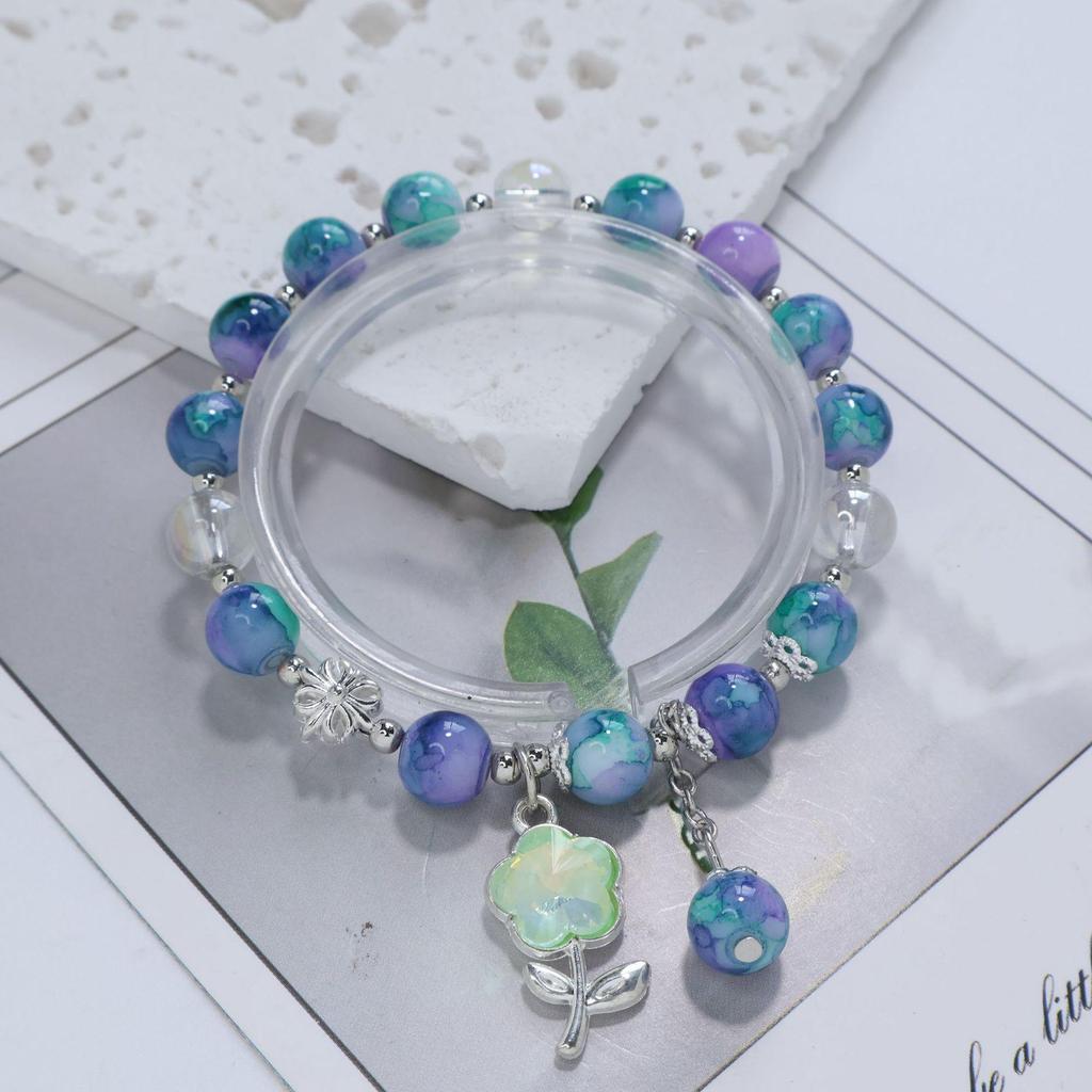 Mori Style Mermaid Crystal Bracelet – Versatile Niche Design for Women, Ideal for Students and Best Friends