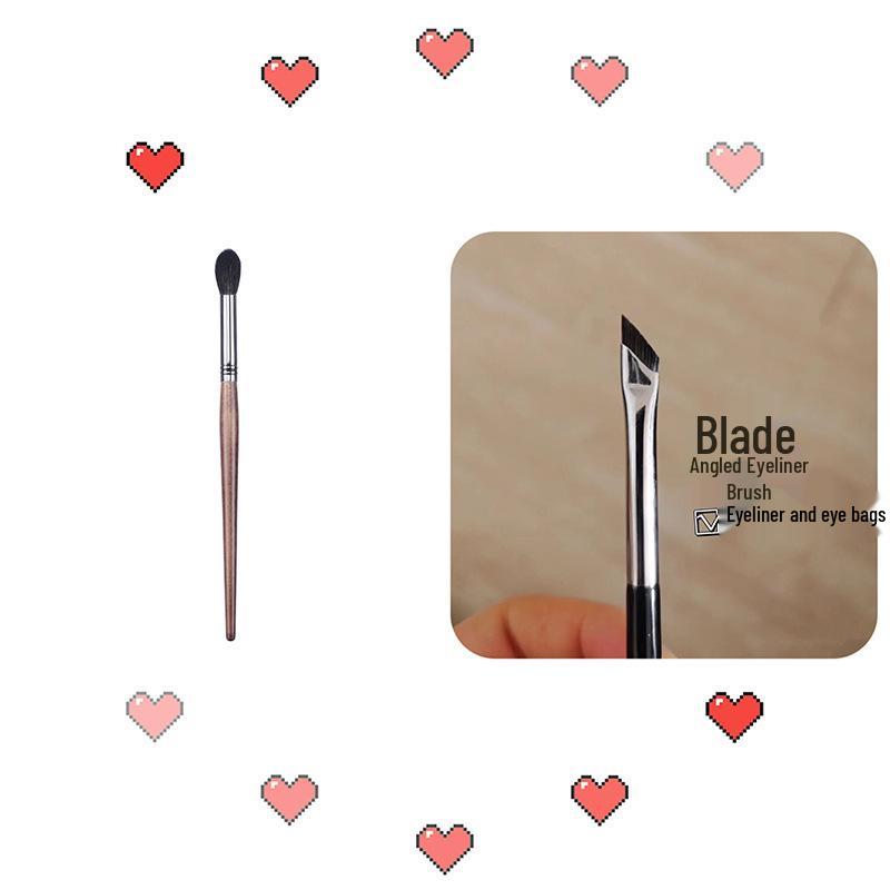 Flame Blending Brush - Fine Soft Bristles for Highlight, Contour, Blush - Single Pack