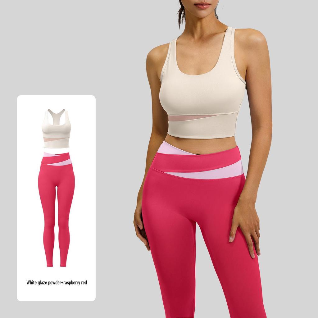 Juyitang Women's Colorful Shockproof Yoga and Fitness Suit
