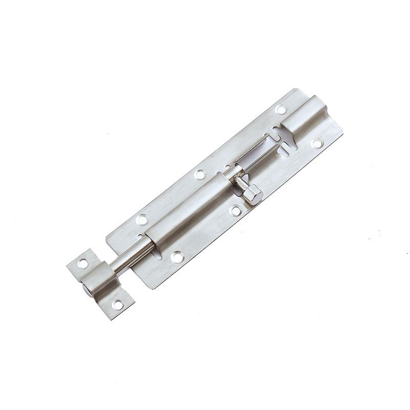 Stainless Steel Surface-Mounted Door Bolt - Anti-theft, Available in 3, 4, 5, 6, 8 inches - For Doors & Windows