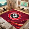 Sheffield United Football Print Crystal Velvet Rug, Comfortable Water Absorbent Non Slip Indoor Floor Carpet