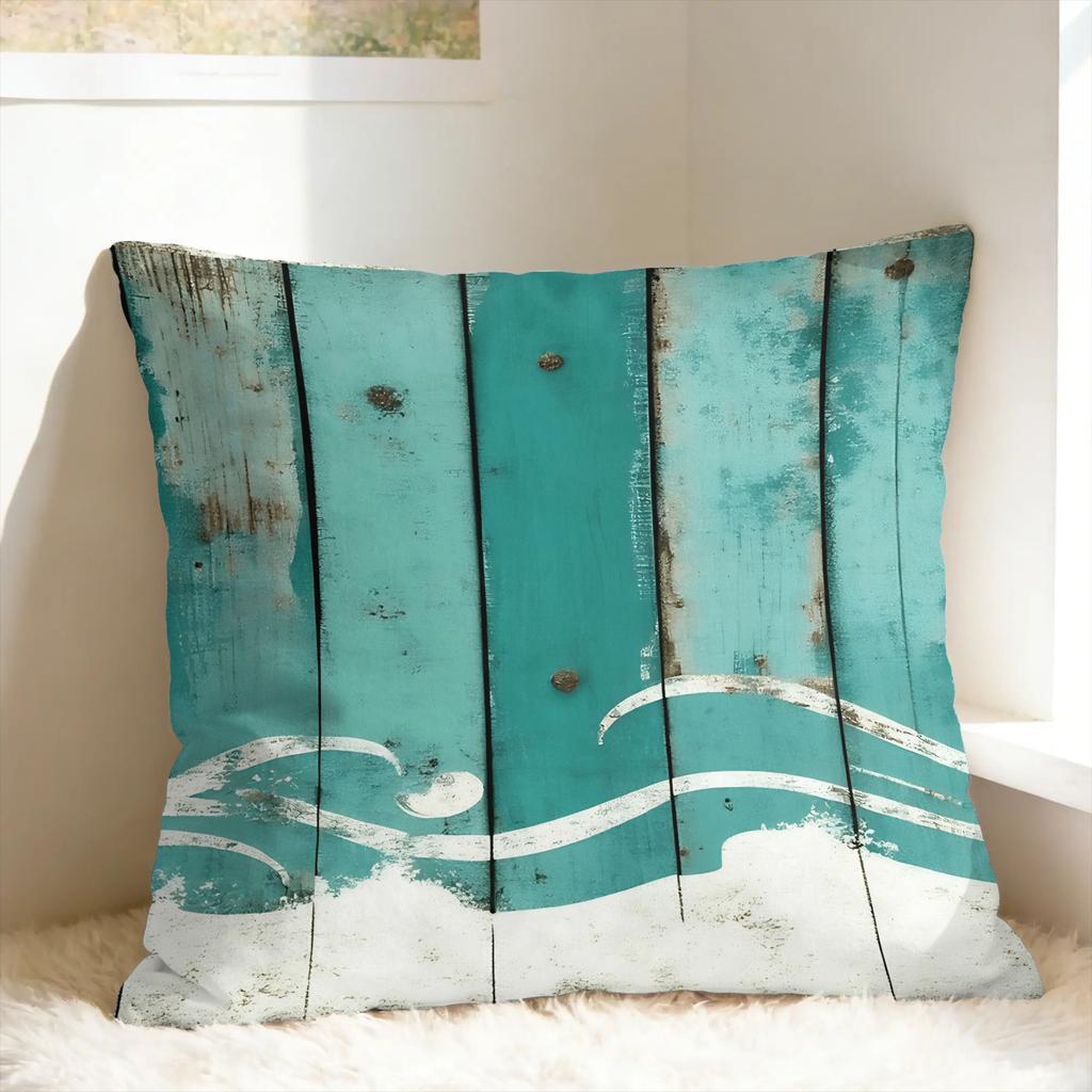 Hot Beach Theme Pillow Cover Custom Cushion Cover Kawaii Pillow Case For Sofa Couch Bed Living Room