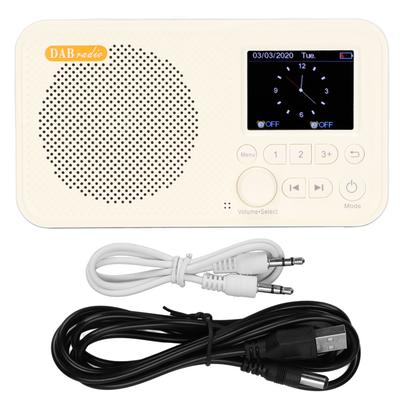 Portable Digital Radio Multifunctional DAB DAB FM R Radio with 2.4inch LCD Display Time Setting for