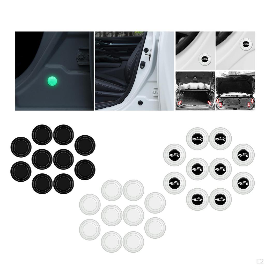 10 Pieces Car Door Anti Collision Gasket Universal Protection Silicone Pad Noise Reduction
