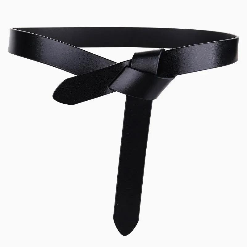 2024 Knot Belts for Women Soft Knotted Strap Belt Long Dress Accessories Lady Waistbands