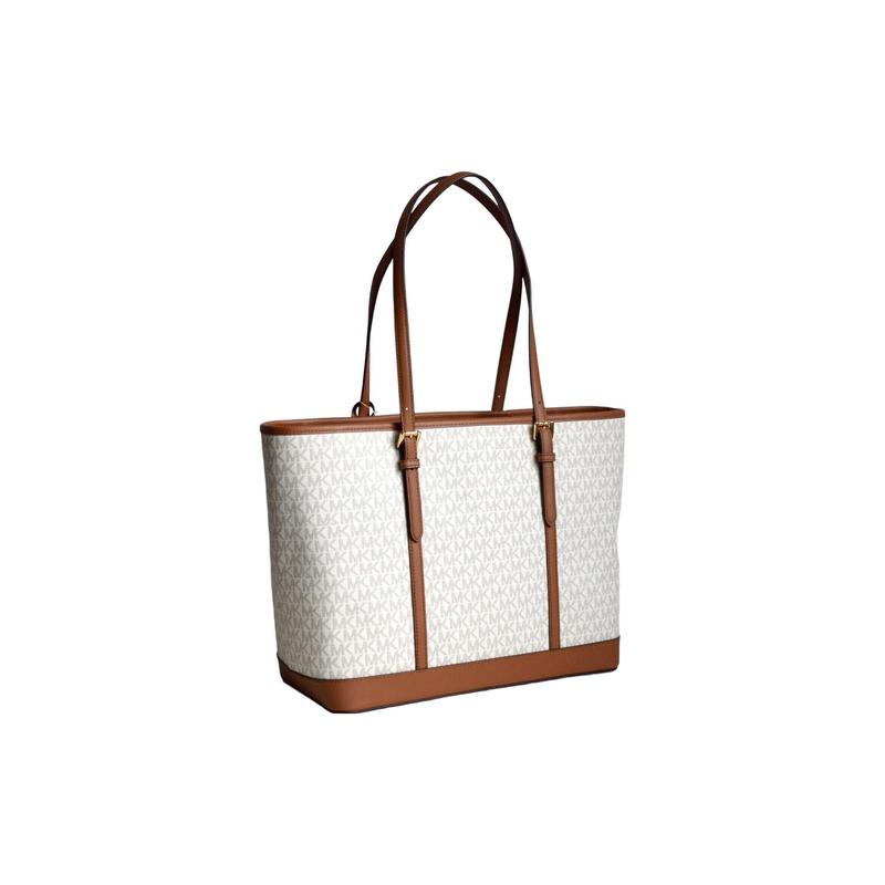 MICHAEL KORS shoulder bag Jet Set Travel Presbyopia Printed Color Blocking Large Capacity Commuting Leather Tote Tote Shopping Hand-held Large Size