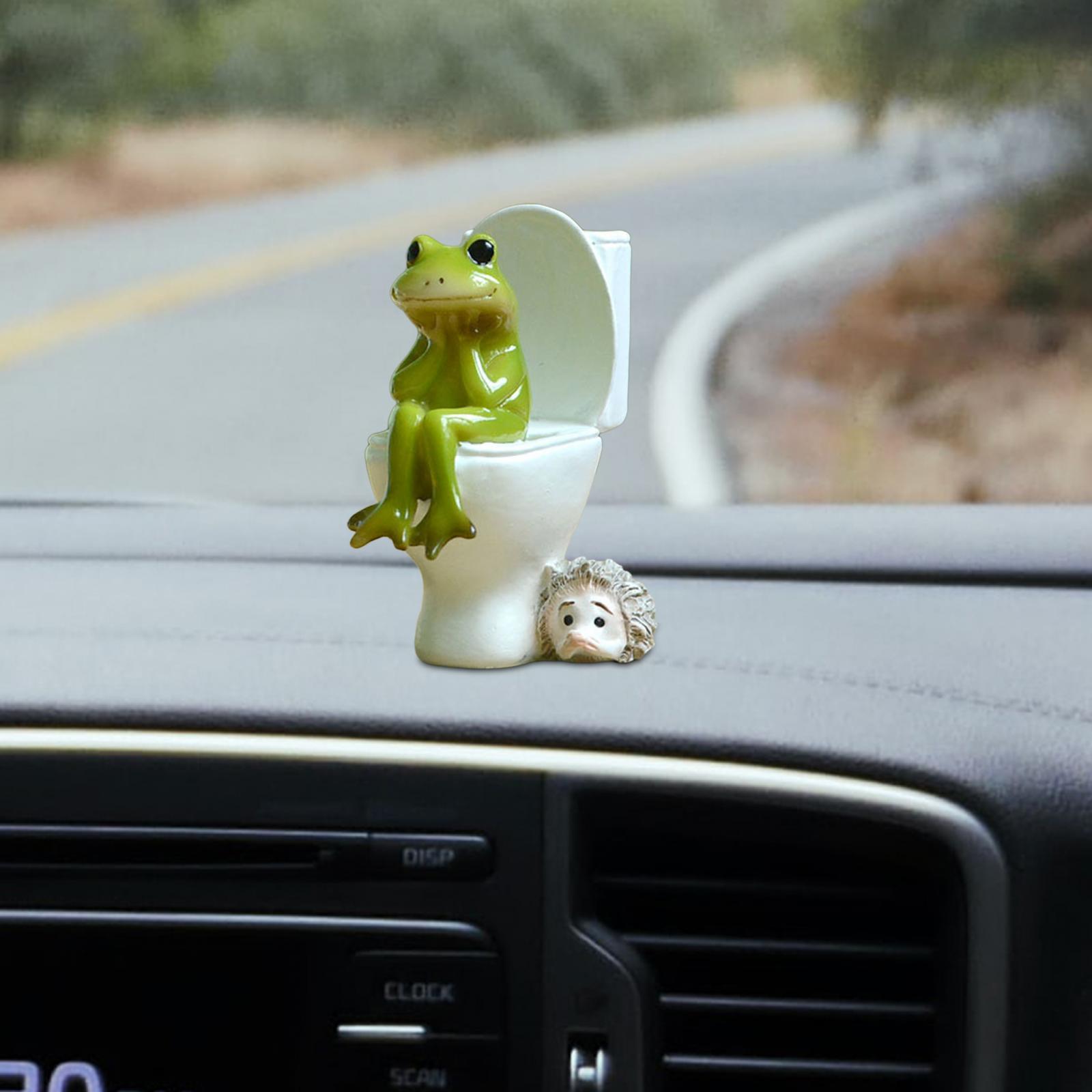 

Frog Garden Statue Simulation Mini Resin Ornament for Tree Decoration Desktop Home Desk Decoration Teachers Day Living Room