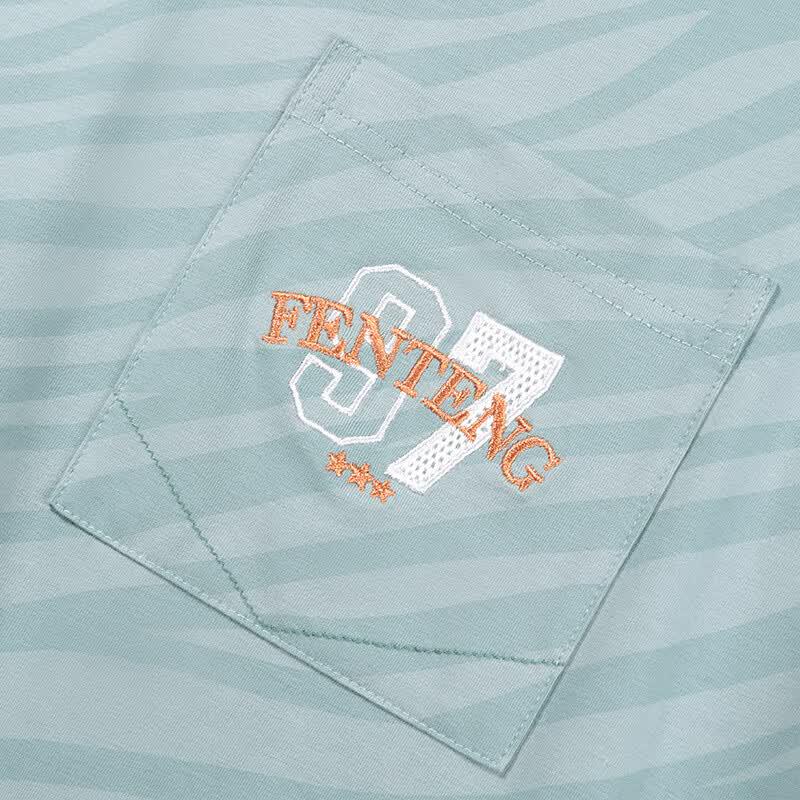 FenTeng Men's 100% Cotton Casual Pajama Set
