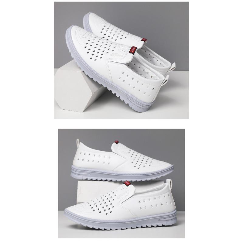 2026 New Men's Business Casual Leather Shoes, Stylish Soft Sole Breathable Fashion Sneakers for Men