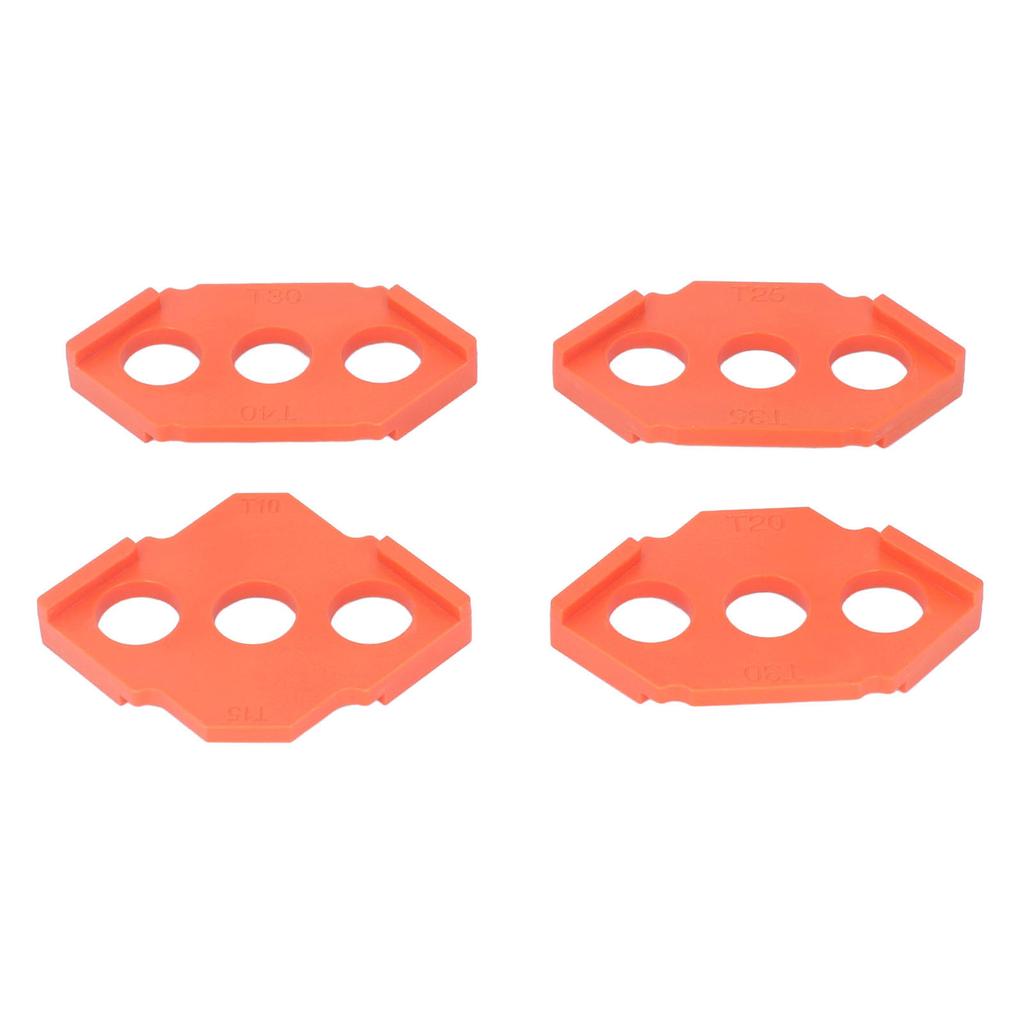 4 szt. Zestaw szablonów do frezarki do zaokrągleń, Zaokrąglony narożnik, Frez do zaokrągleń, do obróbki drewna, Trymer krawędziowy