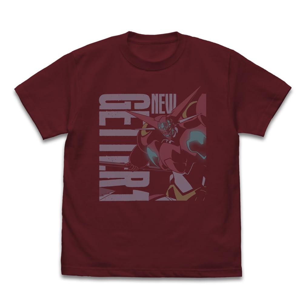 COSPA Getter Robo Getter 1 T-Shirt New Getter Robo Burgundy Size M