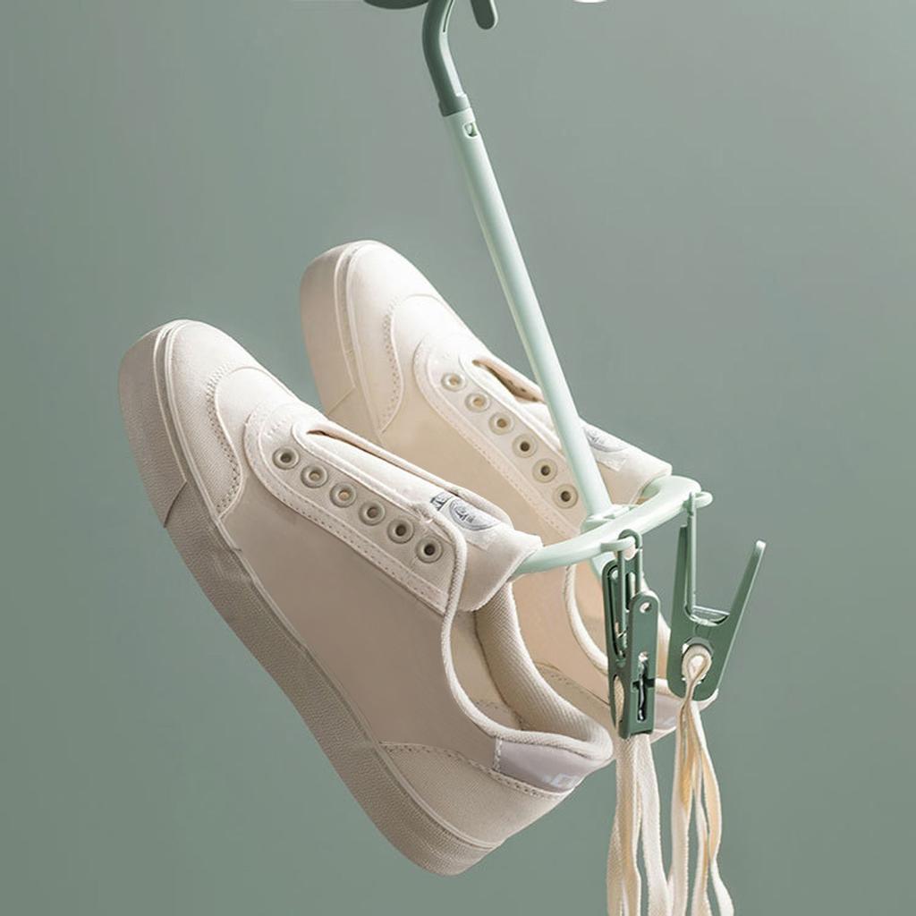 Rotating Shoe Rack Double Hook Shoe Drying Rack Household Shoe Drying Rack