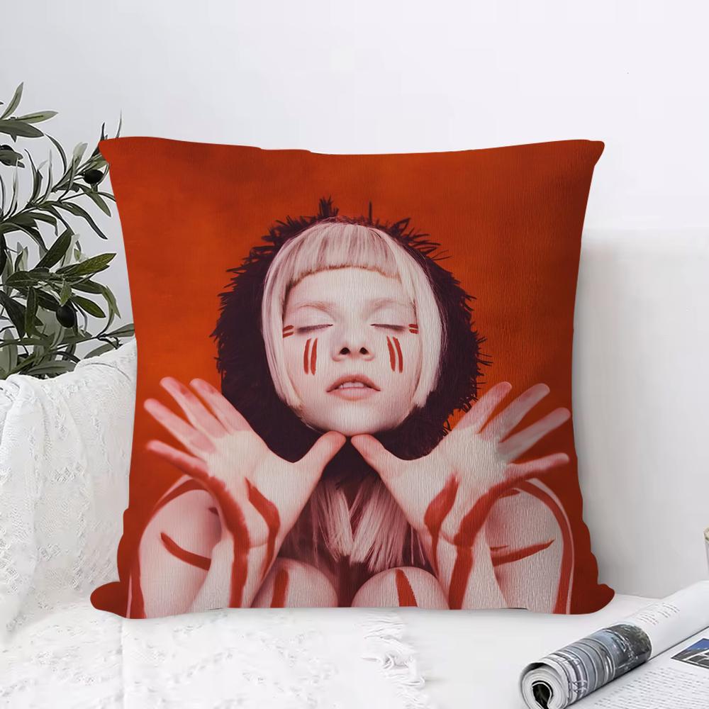 Album A-Aurora Singer Pillow Case Ultra Soft Skin Friendly Fabric Cloud Like Comfort & Concealed Zipper