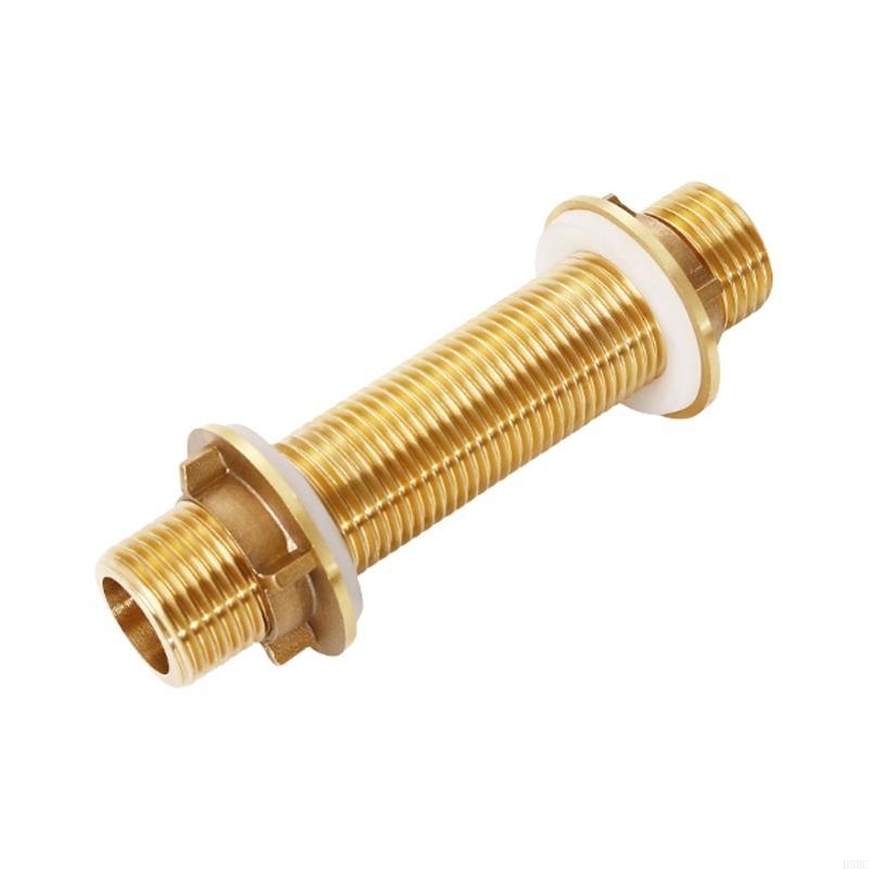 Brass Hose Bulkhead Fitting Connector Suitable for Water Tanks, Ensures Firm Installation Quick Repairs And Maintenance