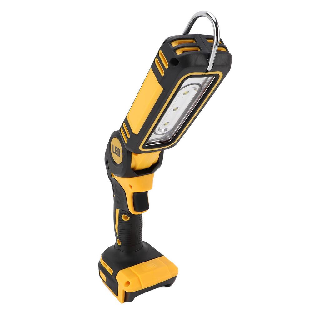 Kabellose LED-Arbeitsleuchte 6000 6500K 2 Helligkeitsstufen 90 Grad drehbar Batteriebetrieben LED-Arbeitsleuchte mit Haken