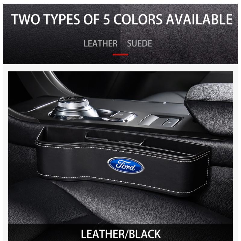 Organizér do mezery autosedačky Multifunkční úložný box Kapsa na pohár Pro Ford Focus Mk2 Mk3 Fiesta Ranger Mondeo S-MAX Kuga Mustang